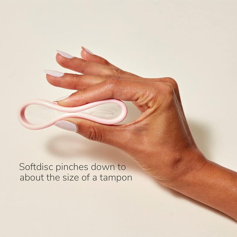 Softcup Softdisc Menstrual Discs | Disposable Period Discs | Tampon, Pad, and Cup Alternative | Capacity of 3 Super Tampons | HSA or FSA Eligible | 14 Count - Image 4